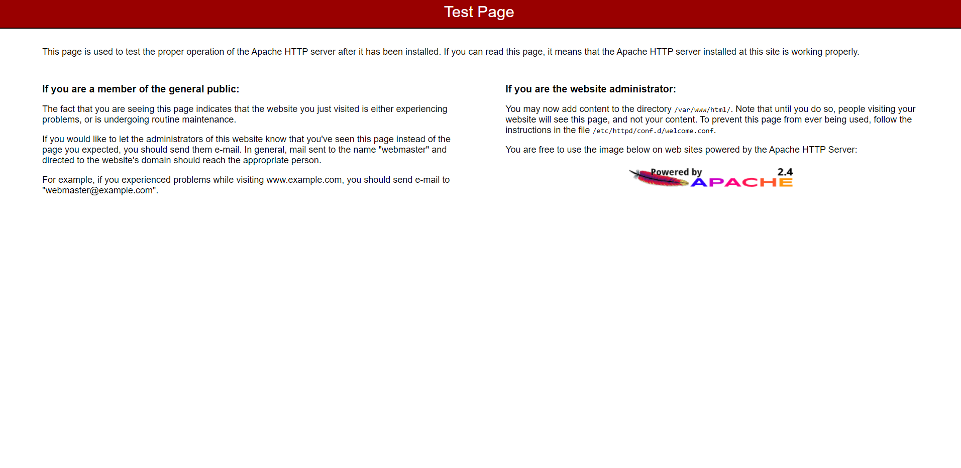TestPage